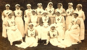 Nurses at Rye in World War One