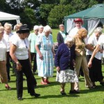 Doing the Lambeth Walk at the Day Centre Picnic