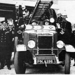E F Benson with Rye's New Fire Engine 1937
