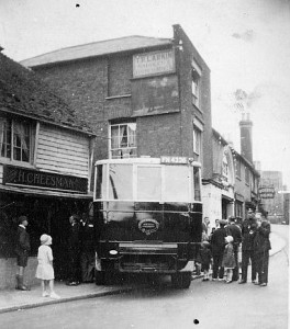 The East Kent Bus incident at Landgate. It ran into the Electric Palace Cinema