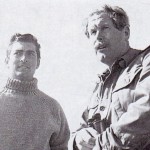 Robert Hollands with Major Oliver Kite