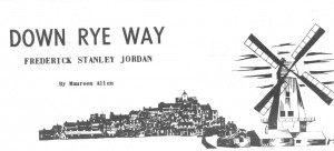 Down Rye Way May 1970 Fred'Chippy' Jordan by Maureen Allen