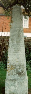 The Obelisk in Winchelsea Churchyard