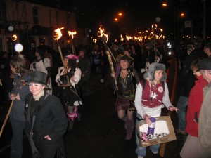 The Torchlit Parade in Cinque Ports Street