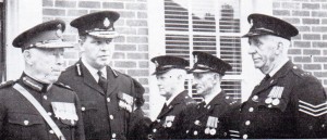 Tom Upton right pictured meeting the Duke of Norfolk at the opening of Rye's new police Station in 1966